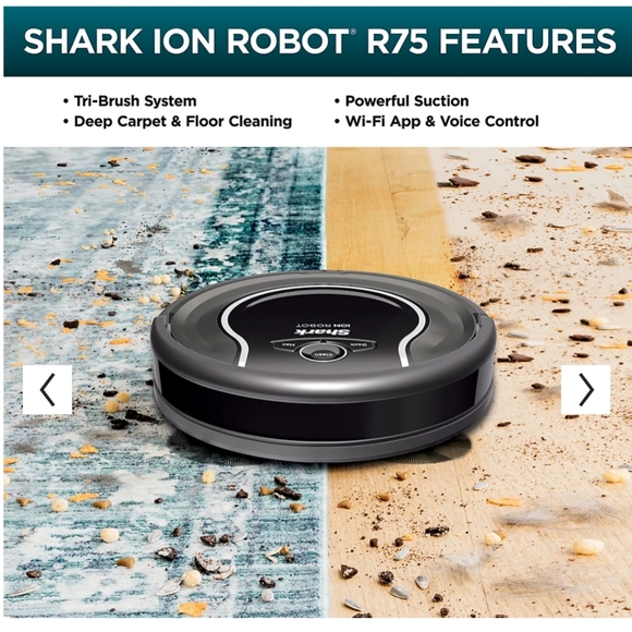 Shark Ion Robot 750 Vacuum With WiFi CONNECTIVITY RV750- only used once!!!!! - Picture 13 of 13
